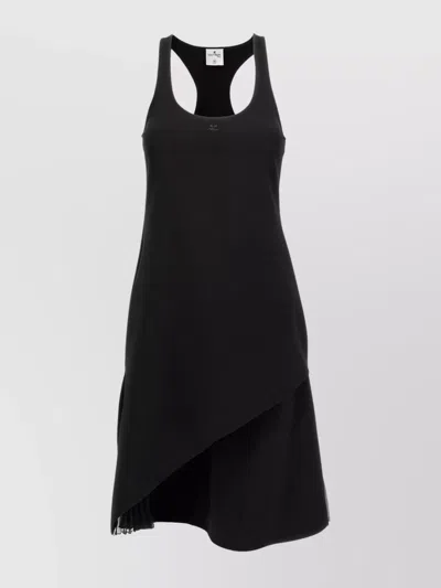 COURRÈGES A-LINE DRESS INFINITY PLEATS