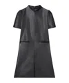 Courrèges Courreges Woman Mini Dress Black Size 6 Polyurethane In Black