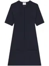 Courrèges A-line Mini Dress In Blue