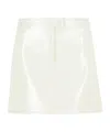 Courrèges A-line Mini Skirt In Neutral