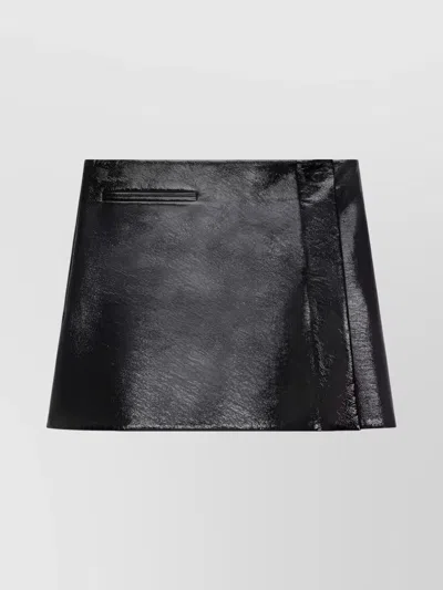 COURRÈGES A-LINE MINI SKIRT SIDE SLIT