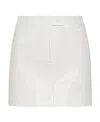 Courrèges A-line Mini Skirt In White