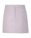 Courrèges A-line Mini Skirt In White