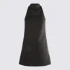 Courrèges Textured Fabric Knee Length Dress With Front Pockets