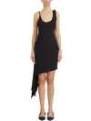 Courrèges Courreges Black Polyester Mini Dress