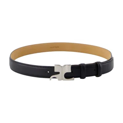 Courrèges Ac 25mm Belt In Black