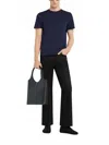 Courrèges Ac Classic T-shirt In Navy In Blue