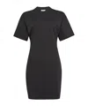 Courrèges Courregès Short Cotton Dress In Black