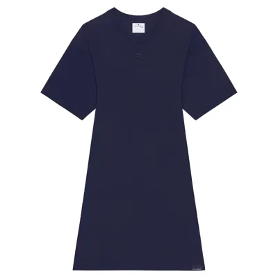COURRÈGES AC COTTON MINI DRESS