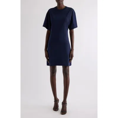 Courrèges Mini Dress Ac Cotton In Blue