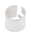 Courrèges Ac Double Rings In Silver