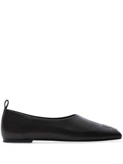 Courrèges Ac Heritage Nappa Leather Loafers In Black