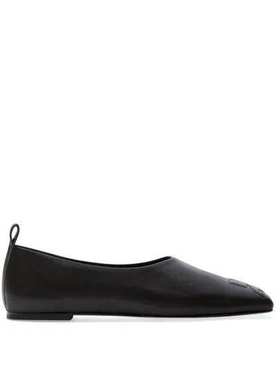 Courrèges Ac Heritage Nappa Leather Loafers In Bark