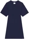 Courrèges Mini Dress Ac Cotton In Blue