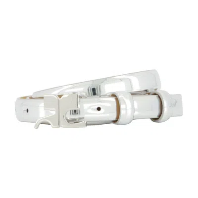 Courrèges Ac Mirror Belt In Metallic