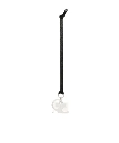 Courrèges Ac Naplack Key Ring In Black
