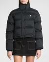 Courrèges Courreges Women Down Jacket With Logo In Black