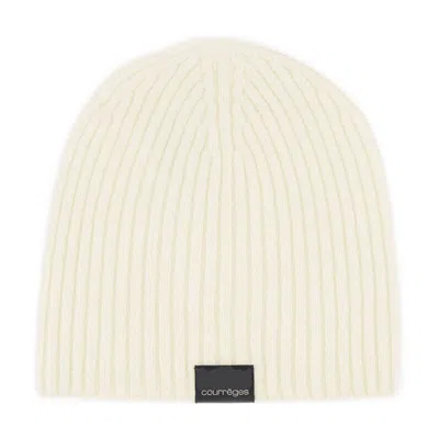 COURRÈGES COURRÈGES AC RIBBED BEANIE