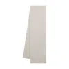 Courrèges Ac Ribbed Scarf Courreges Wool Neutral In Gray