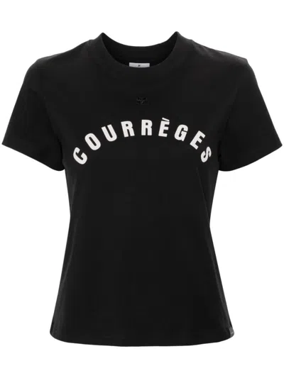 COURRÈGES COURRÈGES AC STRAIGHT COTTON T-SHIRT