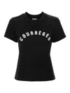 Courrèges Courreges Ac. T Shirt In Black