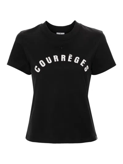 COURRÈGES CAMISETA - NEGRO