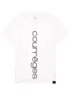 Courrèges Ac Straight Printed T-shirt In White