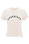 Courrèges Courreges "ac Straight T Shirt With Print In Neutro