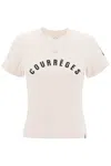 COURRÈGES COURREGES "AC STRAIGHT T-SHIRT WITH PRINT WOMEN