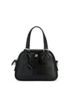 Courrèges Ac Stud Tote Bag In Black