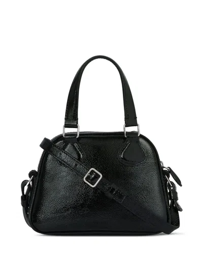 Courrèges 'ac Stud' Black Leather Tote Bag