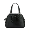 Courrèges Ac Stud Tote Bag In Black