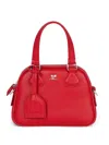 Courrèges Ac Stud Tote Bag In Rot