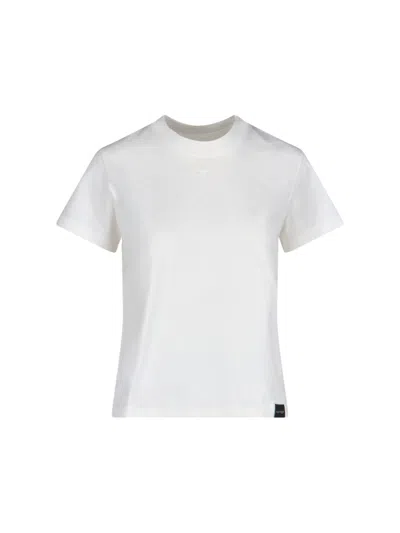 Courrèges Ac Straight T-shirt In White