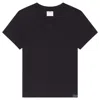 Courrèges Ac Straight Stonewashed T-shirt In Black