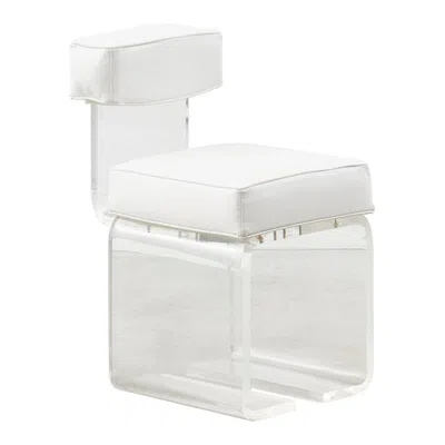 Pre-owned Courrèges André  Chair In Plexi - France, 1970s In Gray