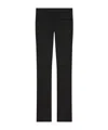 Courrèges Ankle Band Bootcut Trousers In Black