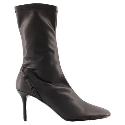 COURRÈGES ANKLE BOOTS - COURREGES - PVC - BLACK