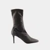 Courrèges Ankle Boots - Courreges - Pvc - Black In Black