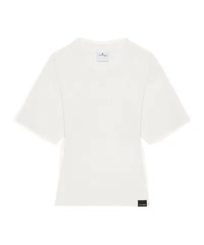 COURRÈGES COURRÈGES WIDE SLEEVED CREWNECK T-SHIRT
