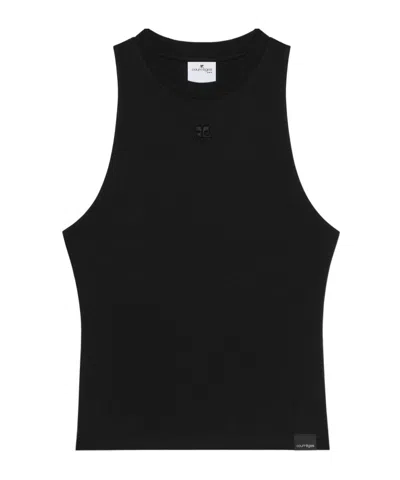 COURRÈGES COURRÈGES FITTED TANK TOP