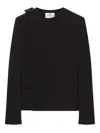 Courrèges Asymmetric Blazer In Black