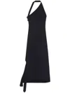 Courrèges Asymmetrical Mid-length Dress In Black