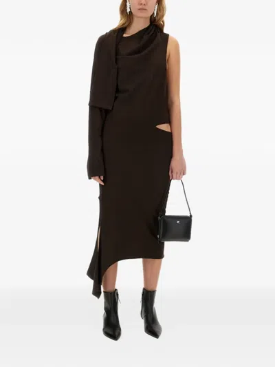 Courrèges Michael Michael Kors Double Breast Tailored Romper In Brown