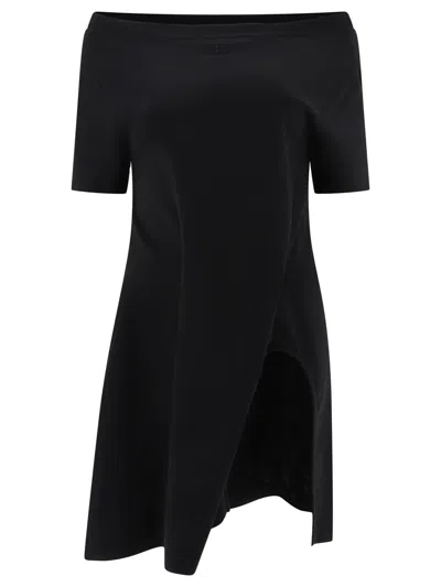 Courrèges Asymmetric Dress In Black