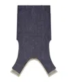Courrèges Inverted Denim Midi Skirt In Black