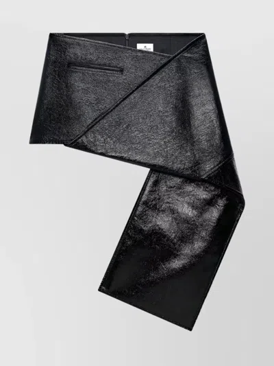 COURRÈGES ASYMMETRIC HIGH WAIST MINI SKIRT