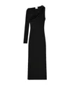 Courrèges Courreges Women Long One-shoulder Dress In Black