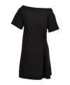 Courrèges Logo Embroidery Dress Dresses In Black