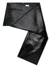 Courrèges Asymmetric High Waist Mini Skirt In Black